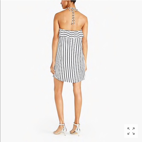 J.Crew Striped Halter Dress 👗 - Picture 3 of 7